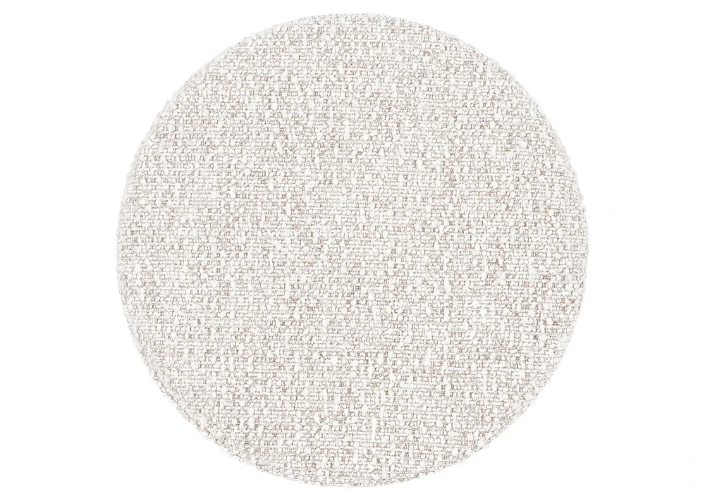 Circle Seat Cushion Ivory/Ash