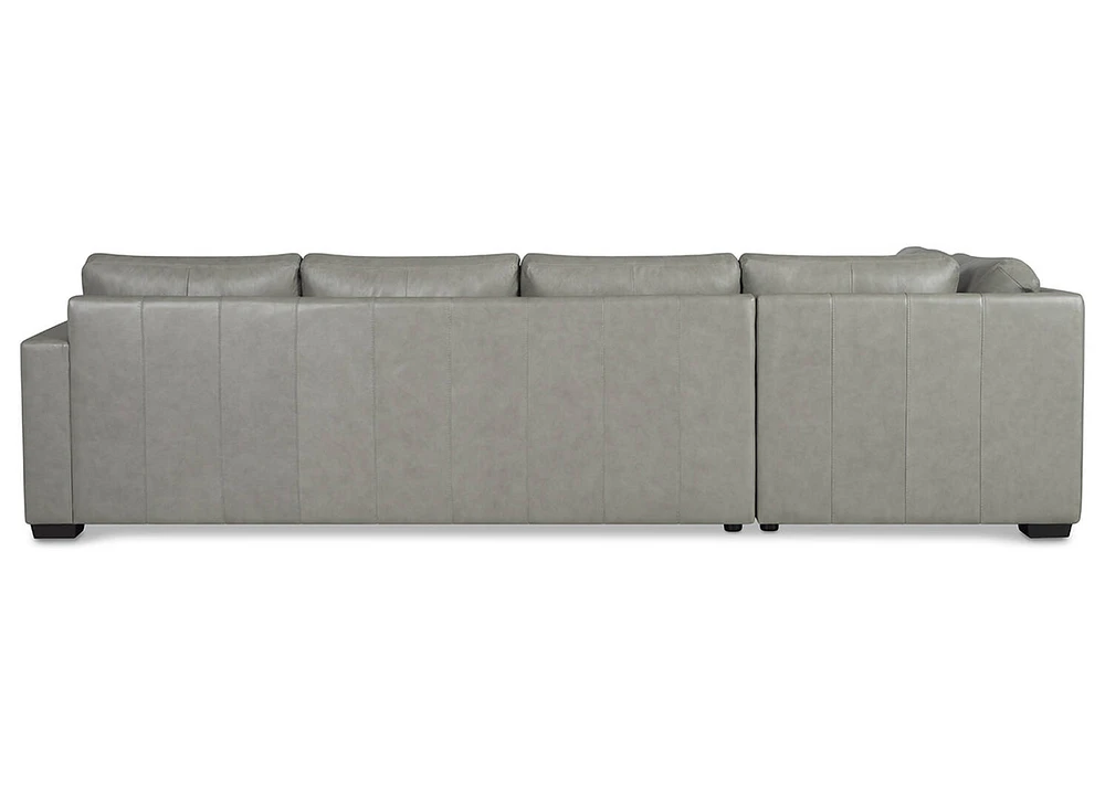 Brewer Custom Leather Sectional