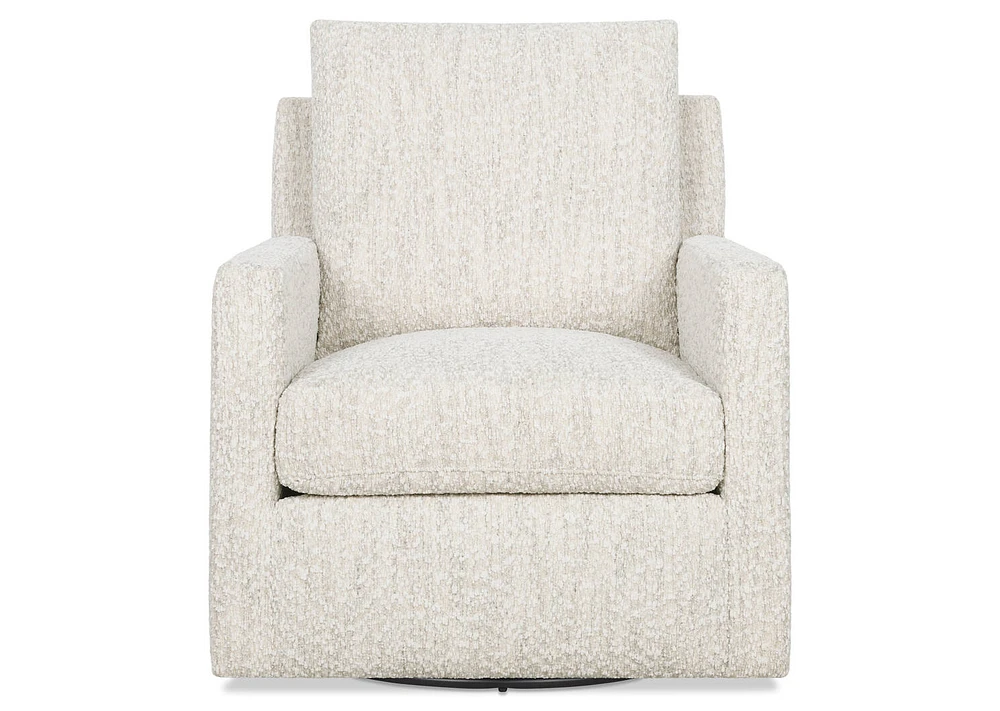 Sadie Swivel Armchair -Zell Pearl