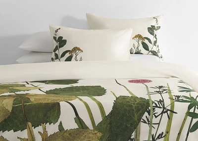 Lea Floral Cotton Duvet Set Queen Mul