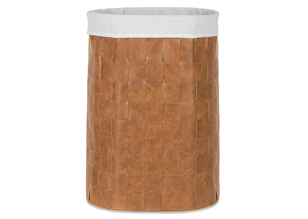 Iona Laundry Basket Cognac