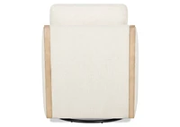 Olivia Swivel Armchair -Mel Ivory