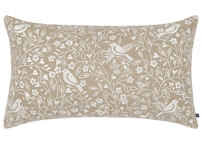 Ivy Cotton Embroidered Pillow 14x24 S