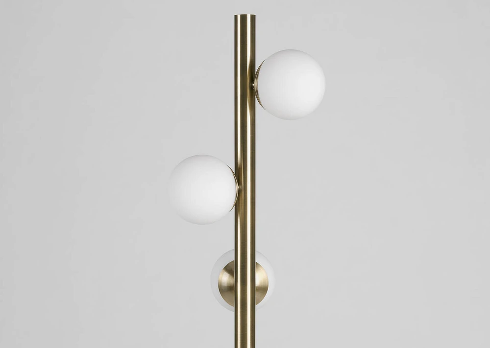 Leary LED Floor Lamp Brass