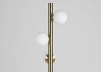 Leary LED Floor Lamp Brass