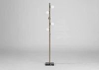 Leary LED Floor Lamp Brass