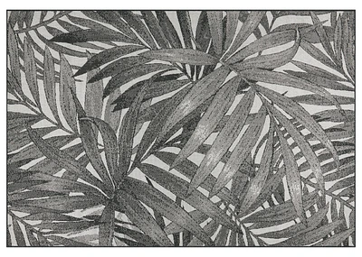 Makaha Outdoor Rug 79x115 Black/Grey