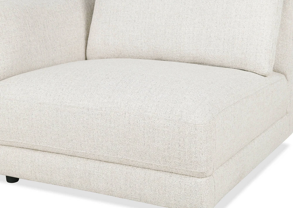 Mila Left-Arm Chair Module -Sela Salt