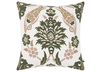 Manon Cotton Pillow 20x20 Iv/Pink/Gre