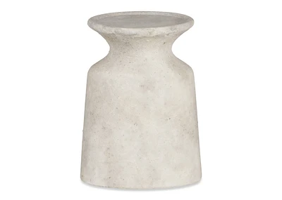Cillian Candle Holder Short White