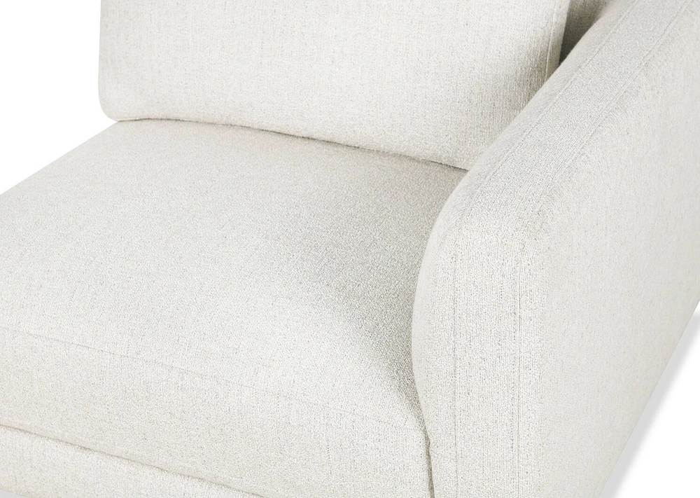 Mila Right- Arm Chair Module -Sela Salt