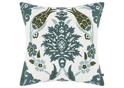 Manon Cotton Pillow 20x20 Iv/Blue/Pon