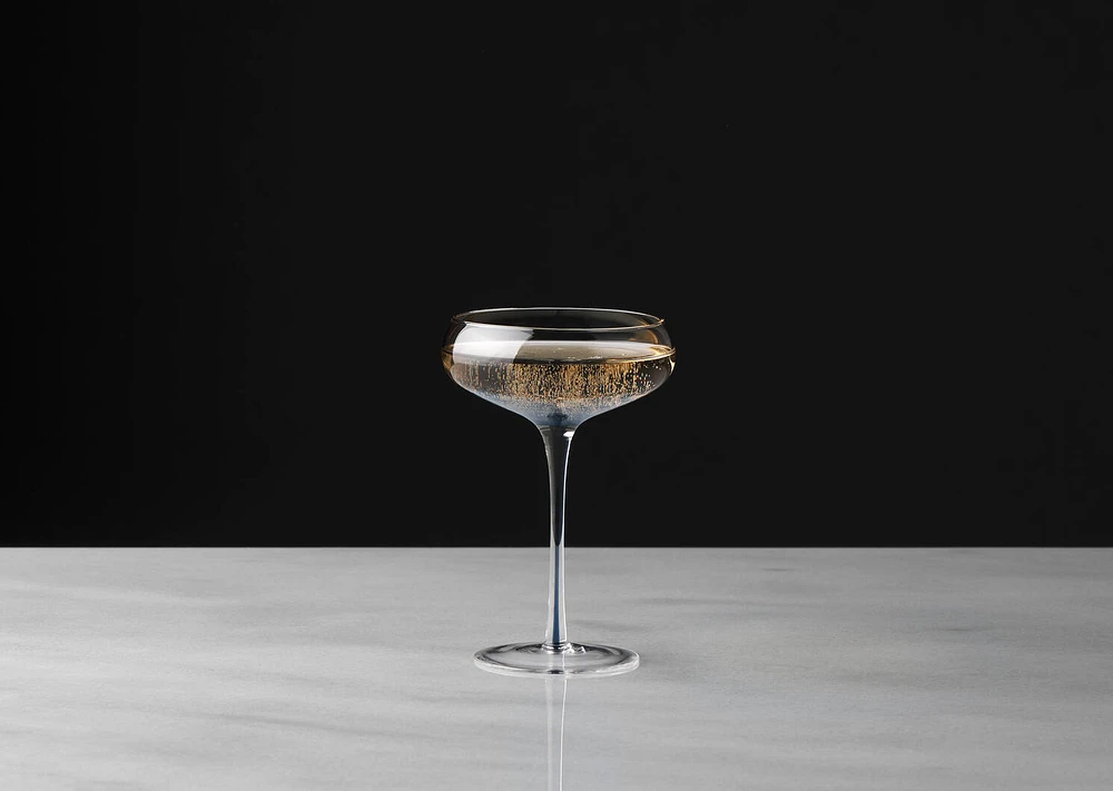 Maris Coupe Glass Clear/Blue