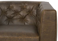 Marcello Leather Armchair -Waco Tobacco