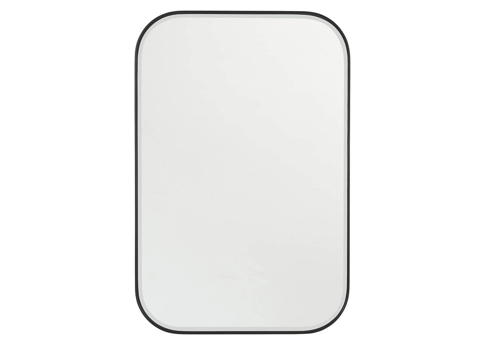 Erika Wall Mirror Rectangle Black