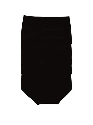 5-Pack Full Coverage Brief Panties