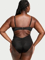 Knotted One-Piece Swimsuit
