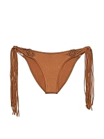 VS Archives Swim Macrame Fringe Cheeky Bikini Bottom