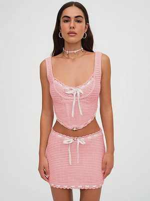 Olina Crochet Top