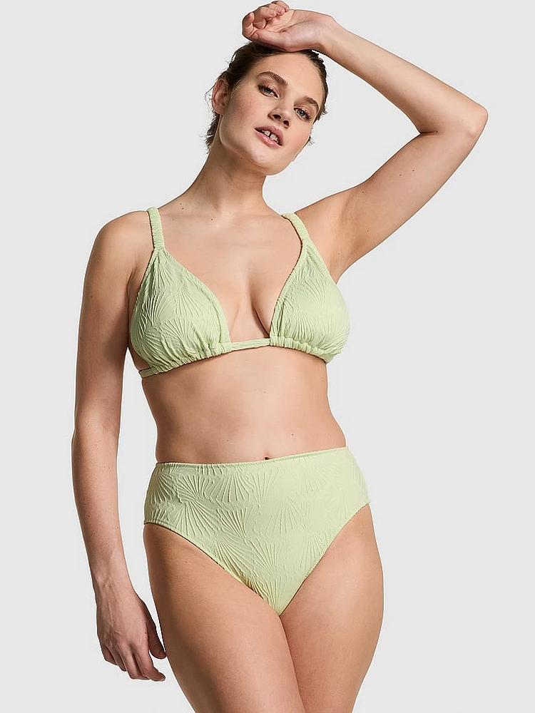 High-Waist Cheeky Bikini Bottom