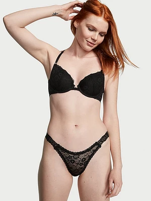 Sequin Posey Lace Brazilian Panty