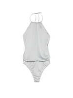 Twinkle Strap Satin Teddy