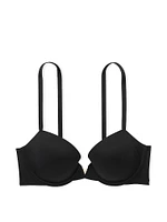 Smooth Lightly Lined Plunge Demi Bra