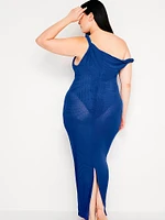 Mesh Twist Maxi Dress