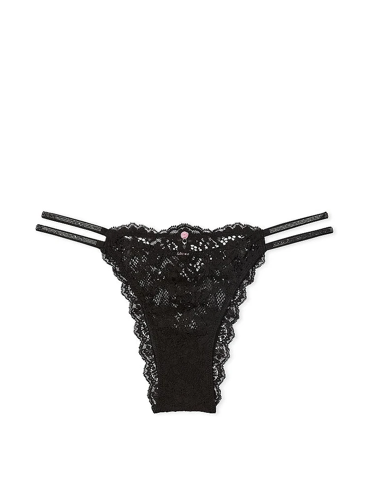 Twinkle Strap Lace Brazilian Panty