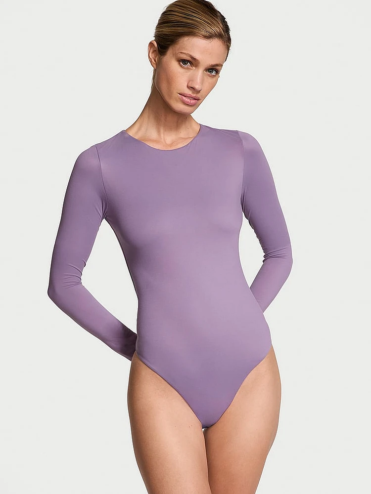 Bodywear by Victoria with FeatherSoft™ Innovation Long-Sleeve Bodysuit