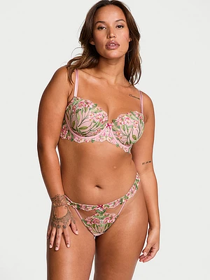Twinkle Strap Lace Classic-Coverage Demi Bra