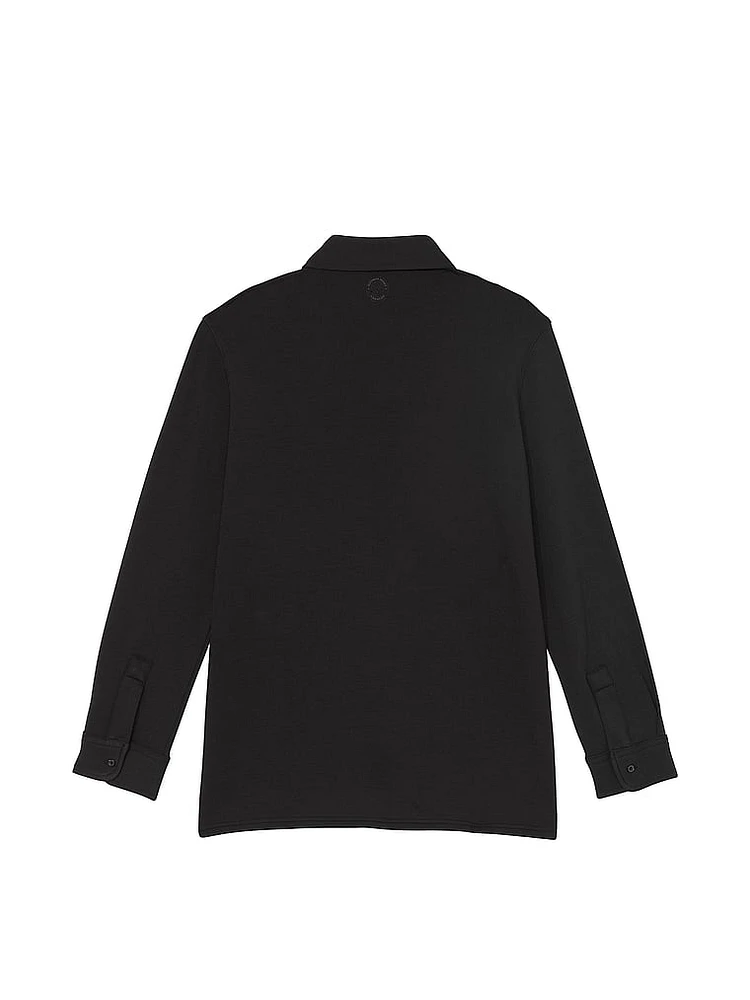 Brushed Modal Fleece Oversized Shirt