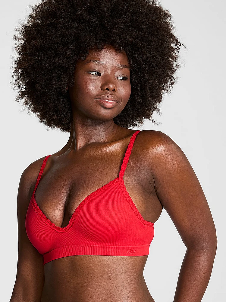 Seamless Push-Up Wireless Bralette