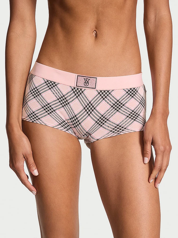 Logo Cotton Boyshort Panty