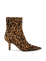 Alston Black Leather Booties