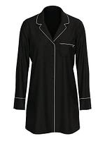 Modal Soft Button-Front Sleepshirt