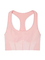 Seamless Marl Longline Sports Bra