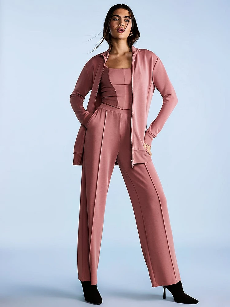 VSX Featherweight Knit Long Slim Full-Zip Jacket