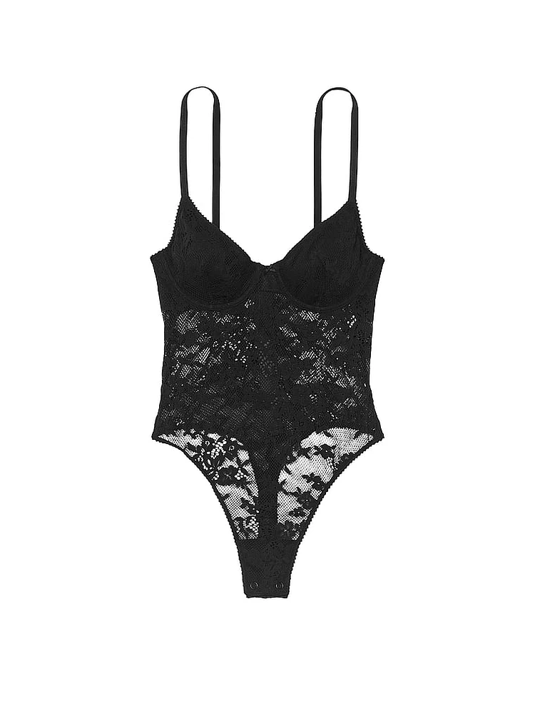 Tease Lace Demi Bodysuit