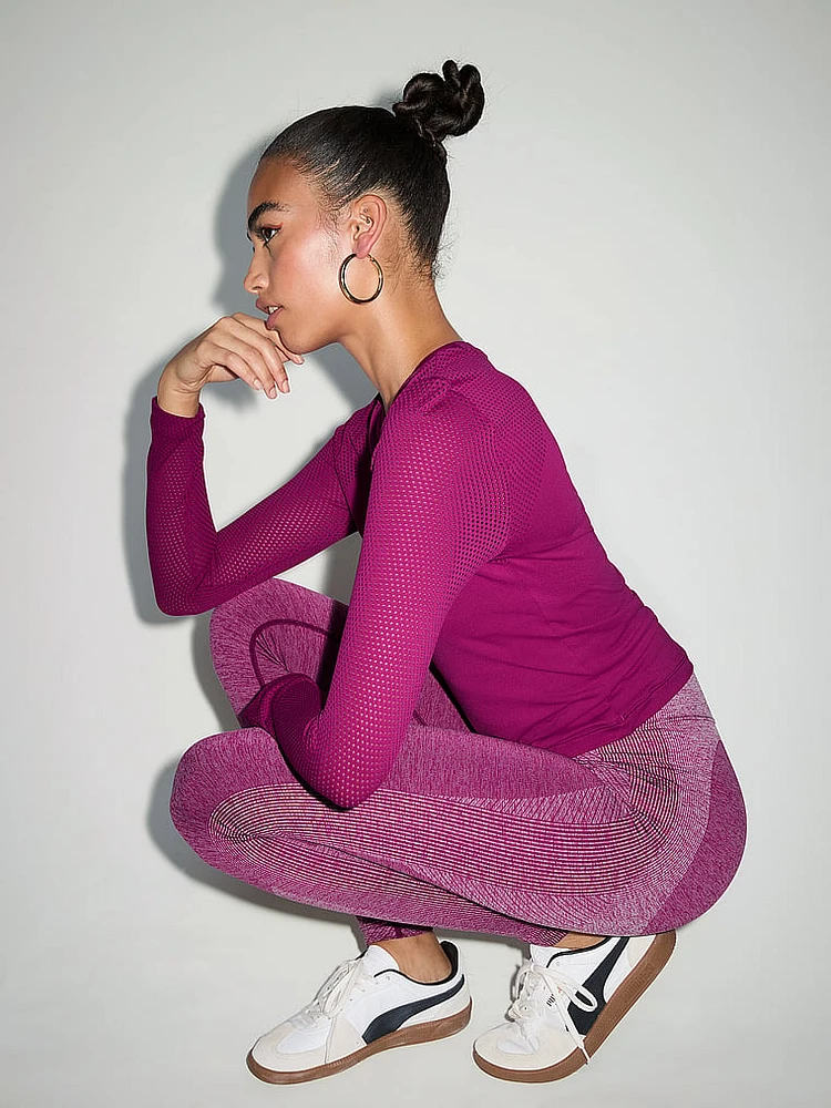 Seamless Drapey Long-Sleeve Tee