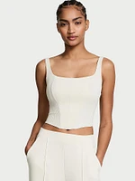 Featherweight Knit Corset Tank Top