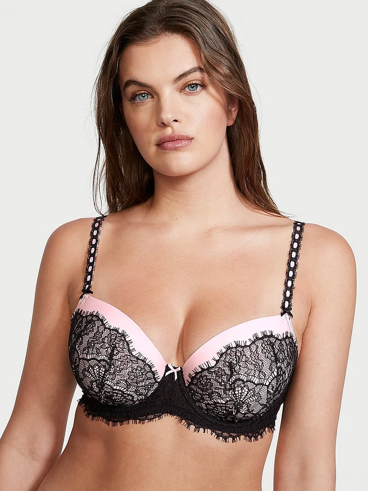 Lace Lightly Lined Classic Coverage Demi Bra