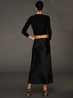 Atelier Victoria's Secret X Altuzarra Satin Bias-Cut Skirt