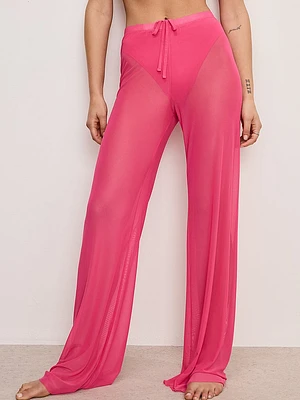 Mesh Wide Leg Pants