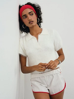 Fuzzy Knit  Top