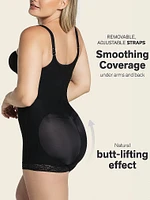Firm Compression Open Bust Body Shaper Boyshorts