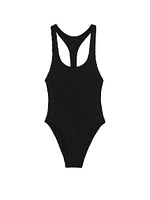 Crinkle Racerback One-Piece Swimsuit