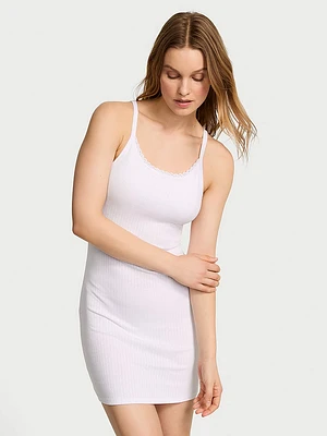 Pointelle Modal Slip Dress