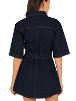 Hailey Denim Mini Dress