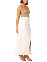 Rana Denim Midi Skirt